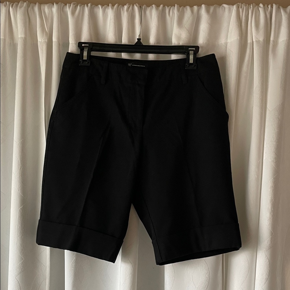 INC International Concepts Black shorts
